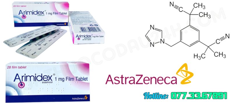 Thuốc Arimidex 1mg (Anastrozole)