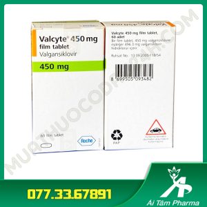 Thuốc Valcy 450mg Film Tablet