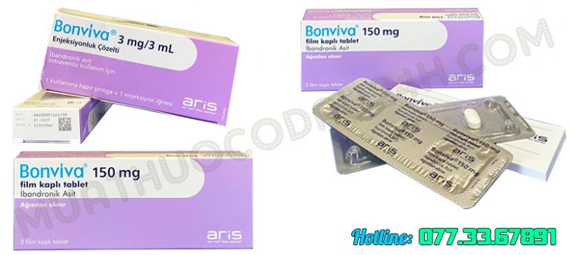 Thuốc Bonviva 150mg 3mg/3ml (Ibandronic)