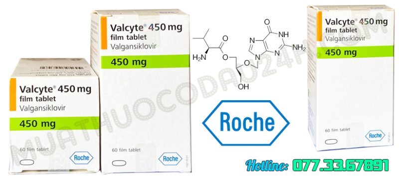 Thuốc Valcyte 450mg (Valganciclovir) 