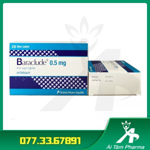 Thuoc Baraclude 0.5mg Film Kpali Tablet
